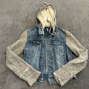 Free People Jean Jacket Sweater